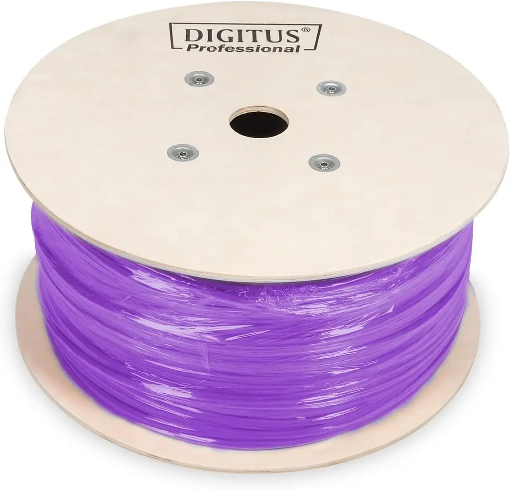 Кабель Digitus CAT 6 F-UTP, 305m, AWG 23/1, LSZH-1, фіолетовий - фото 8