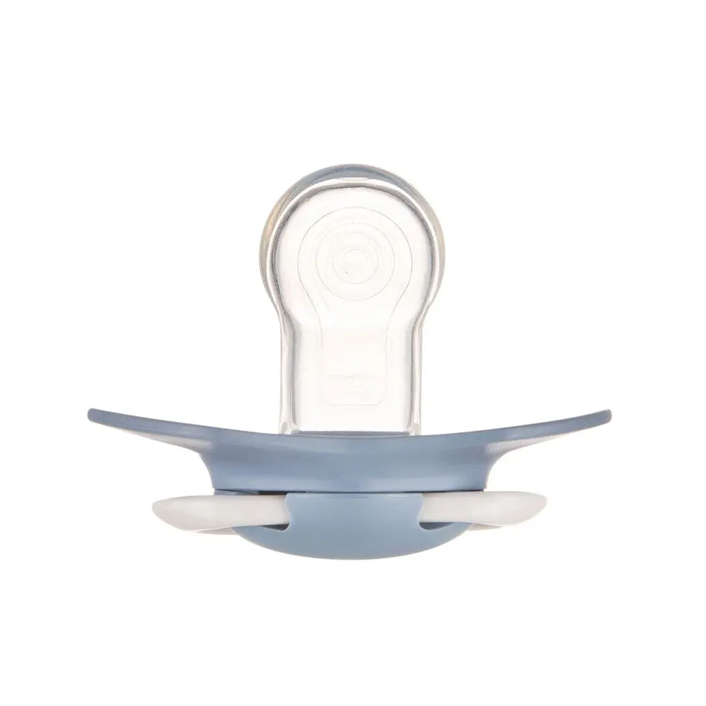 Силіконова симетрична пустушка Canpol babies Pure Color, синій, 6-18 міс., 2 шт. (22/645_blu) - фото 6