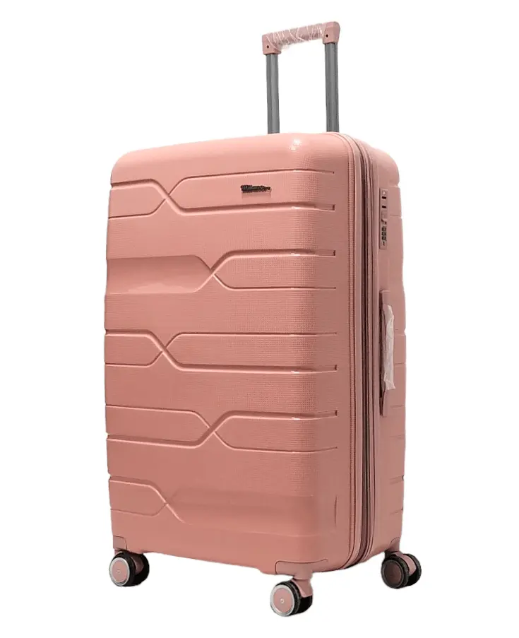 Валіза велика L поліпропілен Milano bag 0306 76×49×31см 82л Рожевий - фото 2