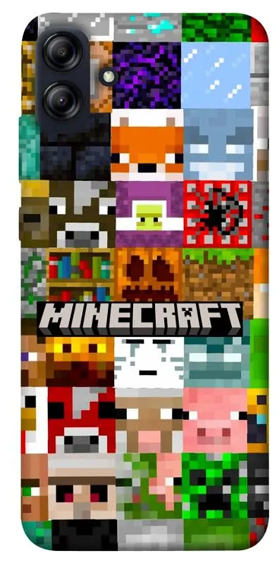 Чохол Demsky Minecraft collage для Samsung Galaxy A04e