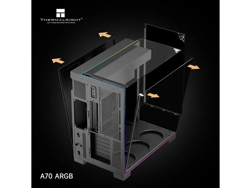 Корпус Thermalright A70 ARGB Black - фото 6