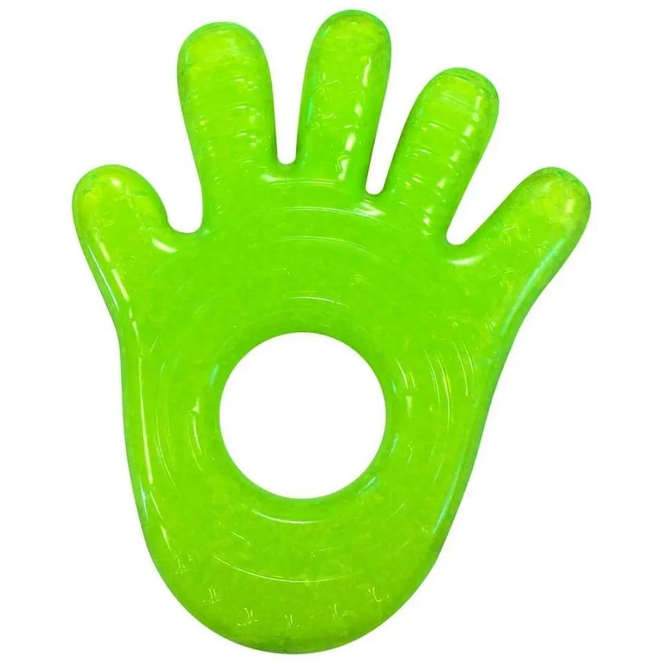 Іграшка-прорізувач Munchkin Fun Ice Chewy Teether Ручка зелена (011324.03) - фото 2