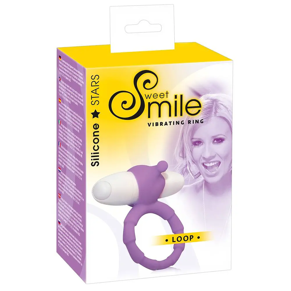 Віброкільце Orion Smile Loop Vibr. Ring, 7х3 см (фіолетовий) - фото 5