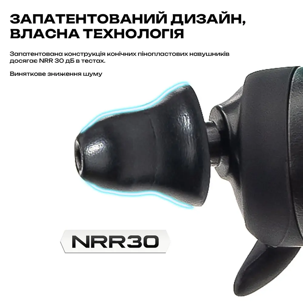 Активні захисні навушники (беруші) Earmor M20T PRO Black з Bluetooth 5.4 (96-00107) - фото 9