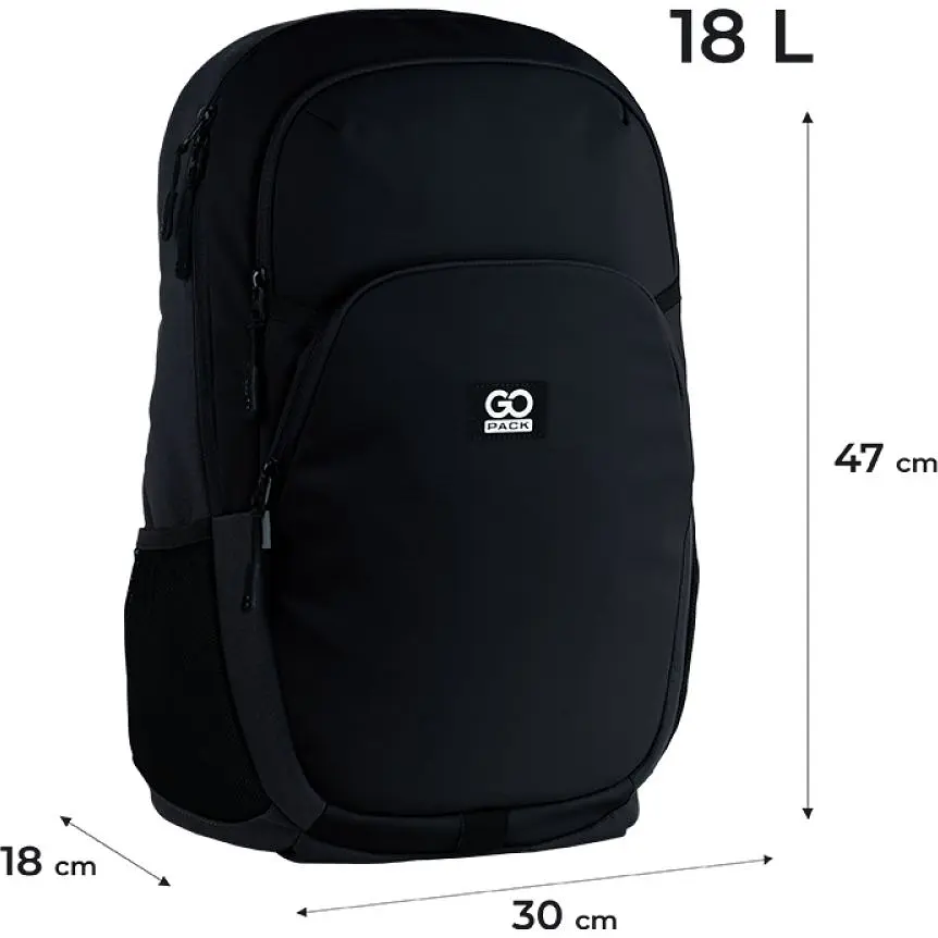 Рюкзак GoPack Education Teens 185 чорний (GO25-185L-2) - фото 3