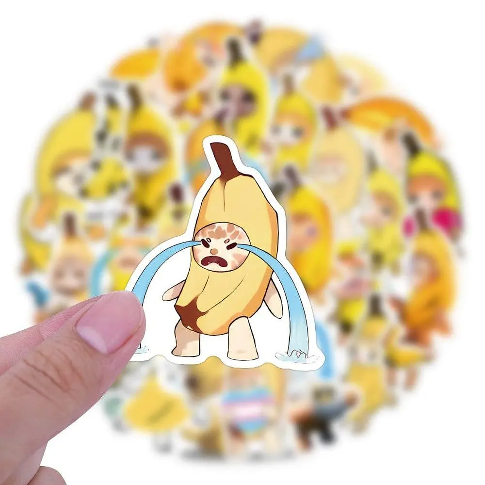 Стікерпак GeekLand Banana Cat 50 штук - фото 3