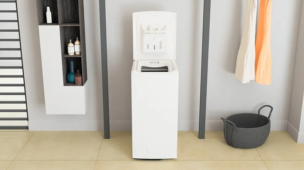 Whirlpool Пральна машина вертикальна, 6кг, 1200, B, 60см, дисплей, інвертор, білий - фото 3