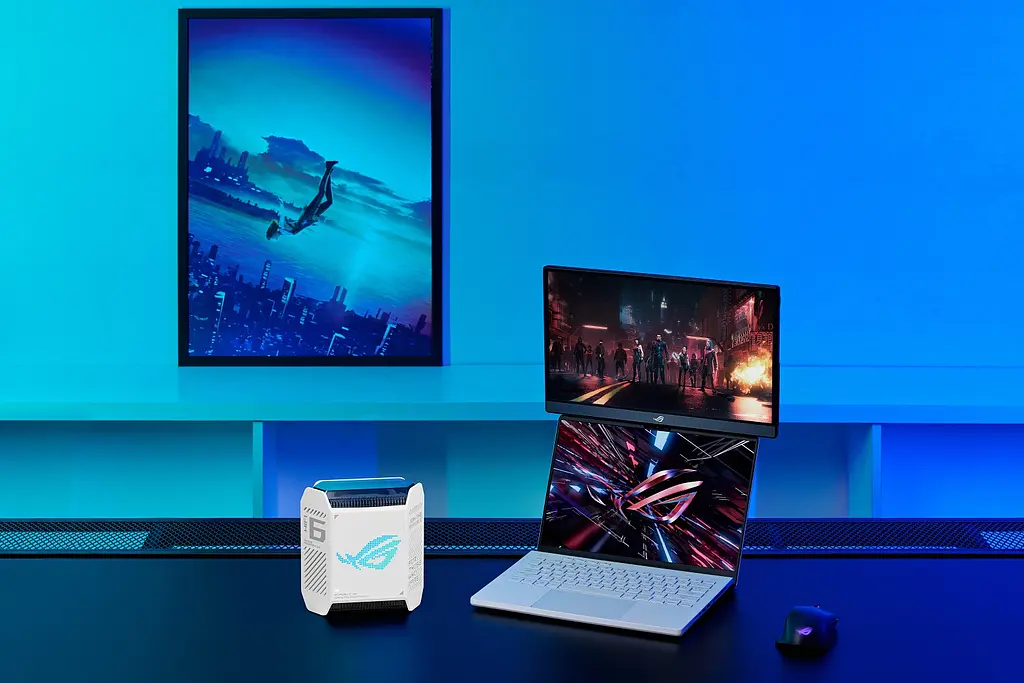 ASUS Маршрутизатор ROG Rapture GT6 2PK white AX10000 3xGE LAN 1x2.5GE WAN 1xUSB 3.2 g1 WPA3 OFDMA MESH - фото 4