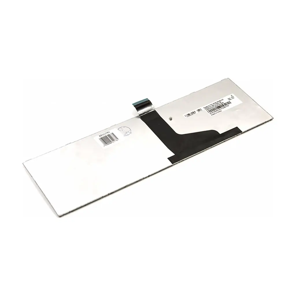 Клавіатура ноутбука PowerPlant TOSHIBA Satellite C850, C870 біла, білий фрейм (KB311781) - фото 2