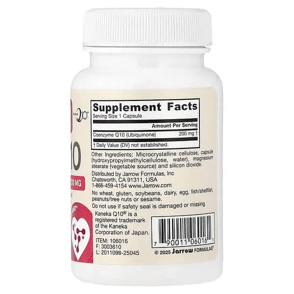Коэнзим Q-10 Co-Q10 200 mg 60 растительных капсул Jarrow Formulas vit0005715 - фото 2