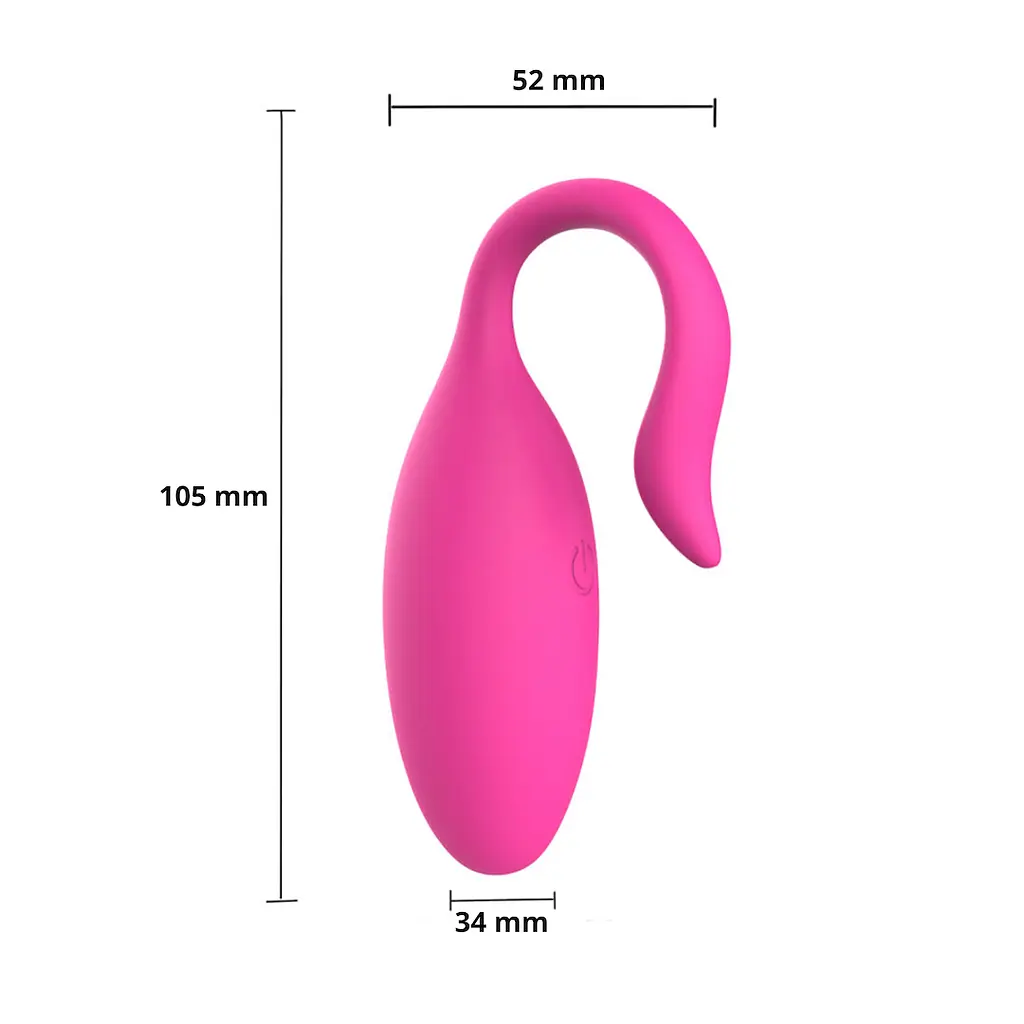 Віброяйце Erospace Sweet Play A9 10.5 см рожевий - фото 7