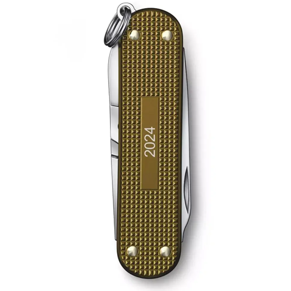 Ніж Victorinox Classic SD Terra Brown 58мм,5функ,ріфл.кор - фото 2