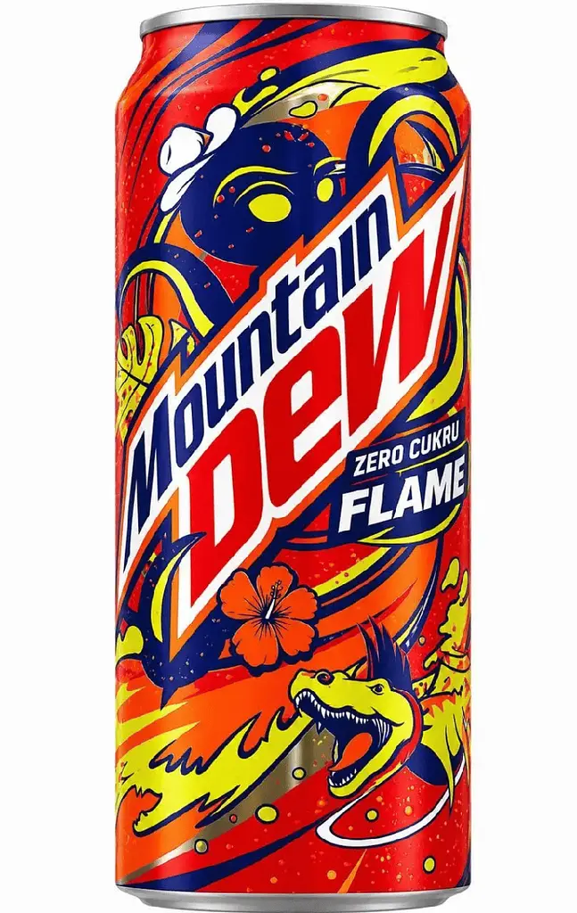 Газований напій Mountain Dew Flare Zero Sugar 500 мл