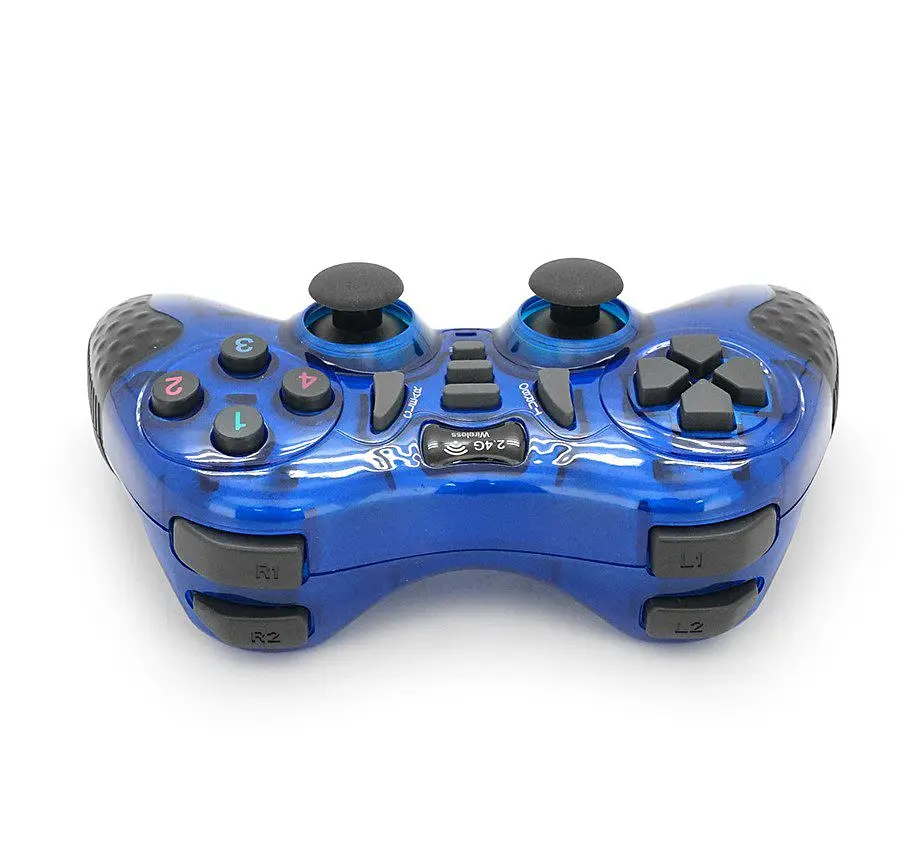 Геймпад бездротовий джойстик Voltronic HJ041Bl PC/PS3/Android/Android TV Blue - фото 2