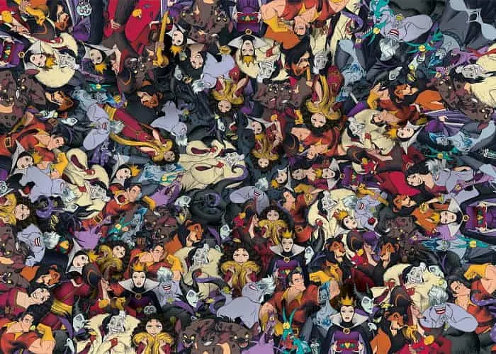 Пазл Clementoni Impossible: Лиходії Діснея, Disney (Impossible Disney Villains Puzzle - 1000 pcs.), 1000 ел. (37518) - фото 2