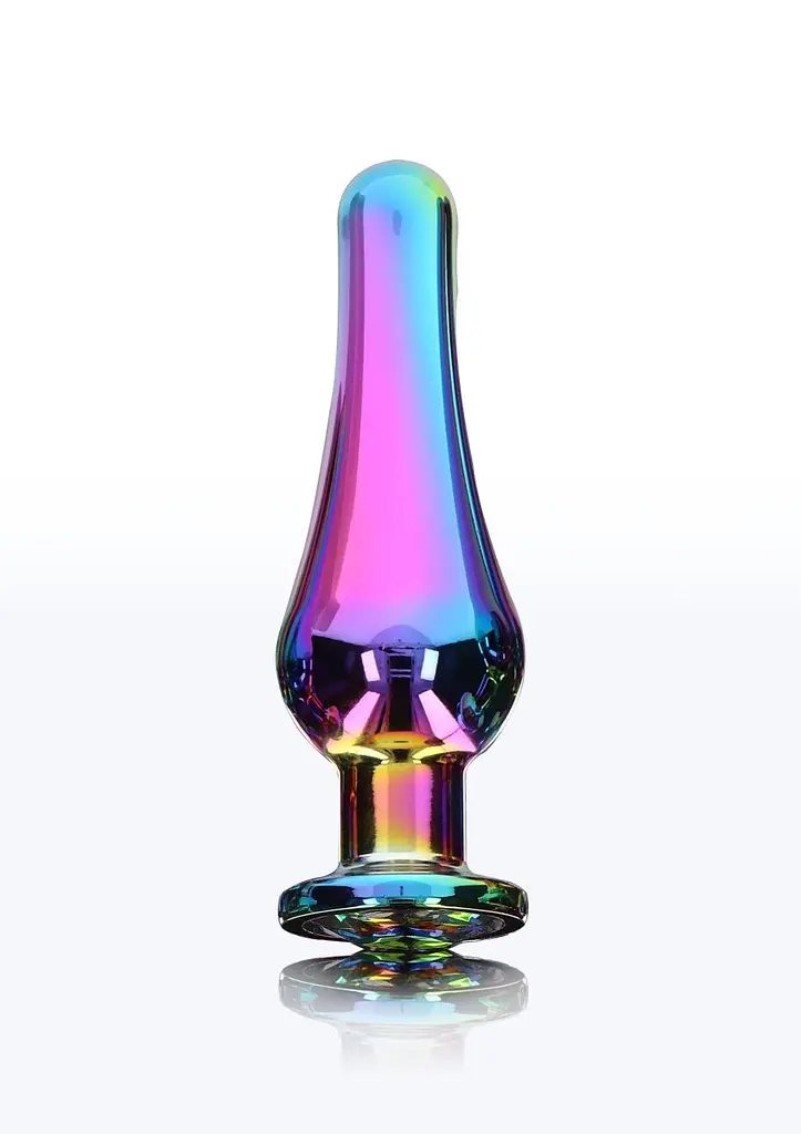 Анальна пробка Toy Joy Medium Twilight Bum Bijou, 8.5х3.3 см, різнокольоровий