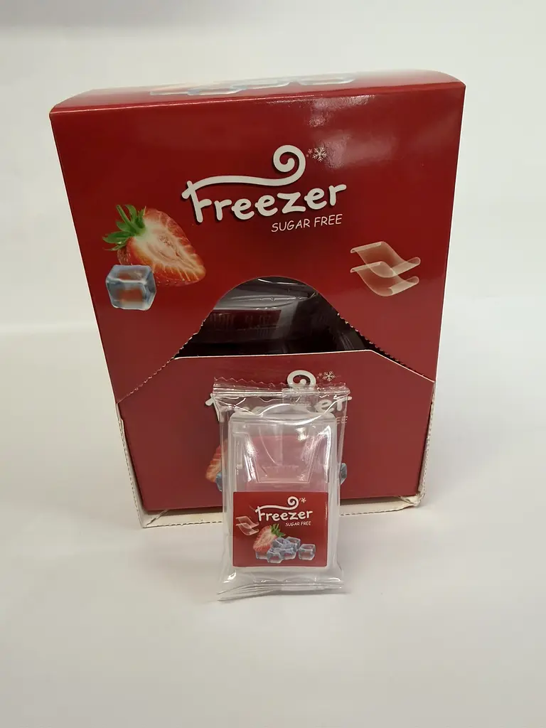 Освіжаючі смужки Freezer для свіжого подиху, полуниця,  уп 24 шт - фото 2