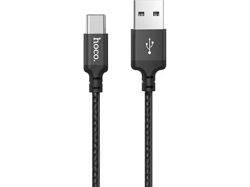 Кабель Hoco X14 Times Speed USB-A to Type-C 1m Black (6957531062868)