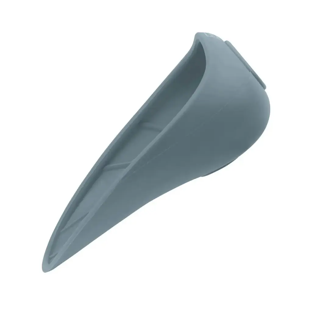 Поїлка-насадка на пляшку Waudog Silicone, 16,5х9 см, сірий (507711) - фото 5