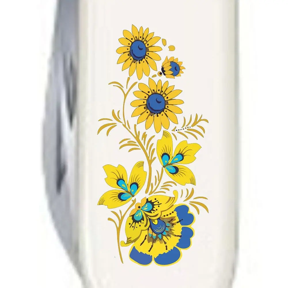 Ніж Victorinox Spartan Ukraine 91мм 12функ біл Квіти - фото 3