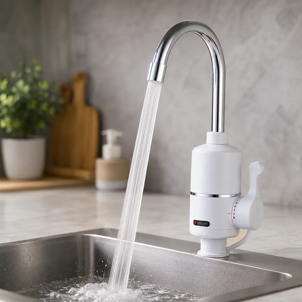Водонагрівач Delimano WATER HEATER RX-004 / Кран-водонагрівач на нижнє підключення - фото 2