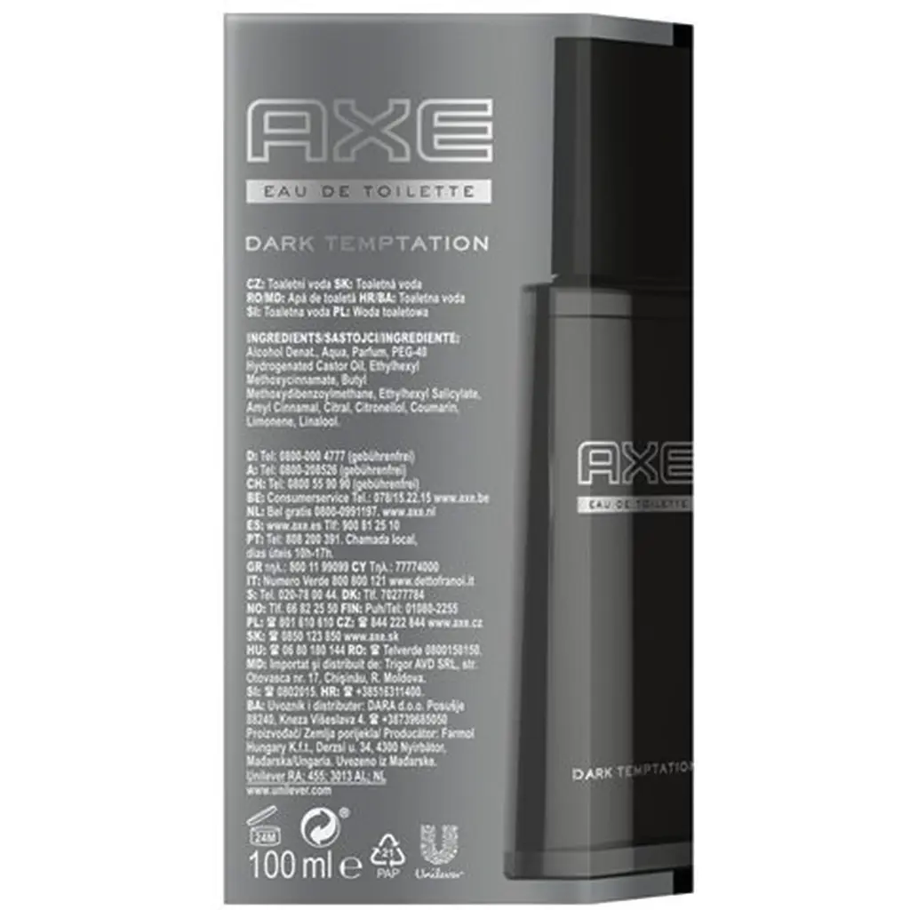 Туалетная вода для мужчин AXE Dark Temptation 100 мл - фото 5