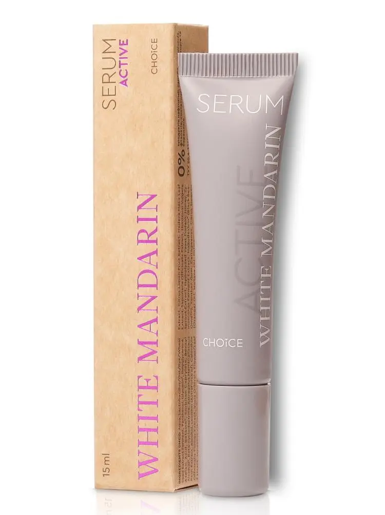 Сироватка антиакне для проблемної шкіри обличчя Serum Active White Mandarin 15 мл Choice