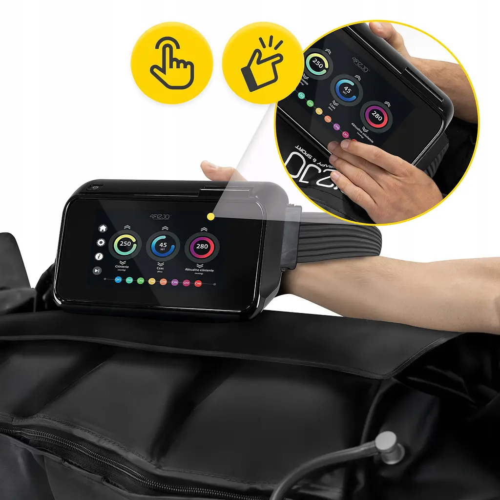 Апарат для пресотерапії та лімфодренажу 4FIZJO 8-и камерний EVO-C8 (P-5905973404686) - фото 4