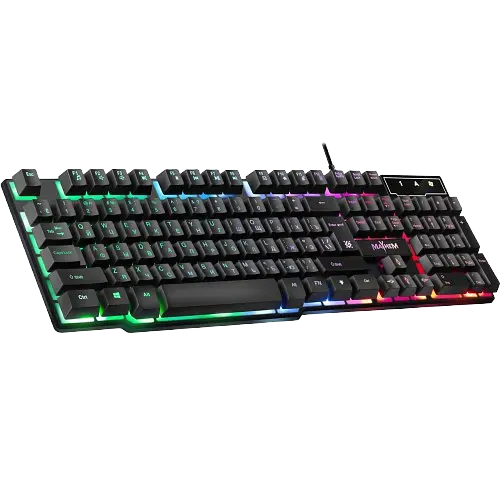 Клавіатура Defender Mayhem GK-360DL UA RGB Black (45362) - фото 4