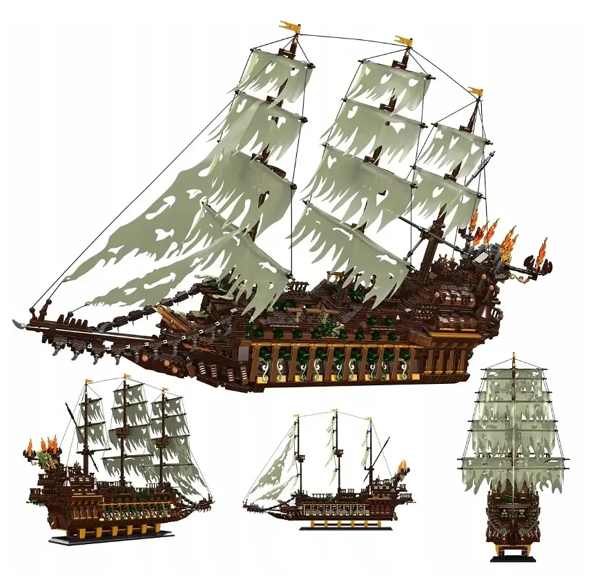 Конструктор Mould King Пиратский Корабль 4364 элемента Ramiz - фото 6