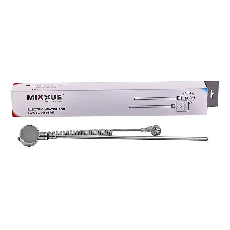Тен електричний Mixxus TEH-0103 для сушарок рушників 300W chrome MI6628 - фото 2