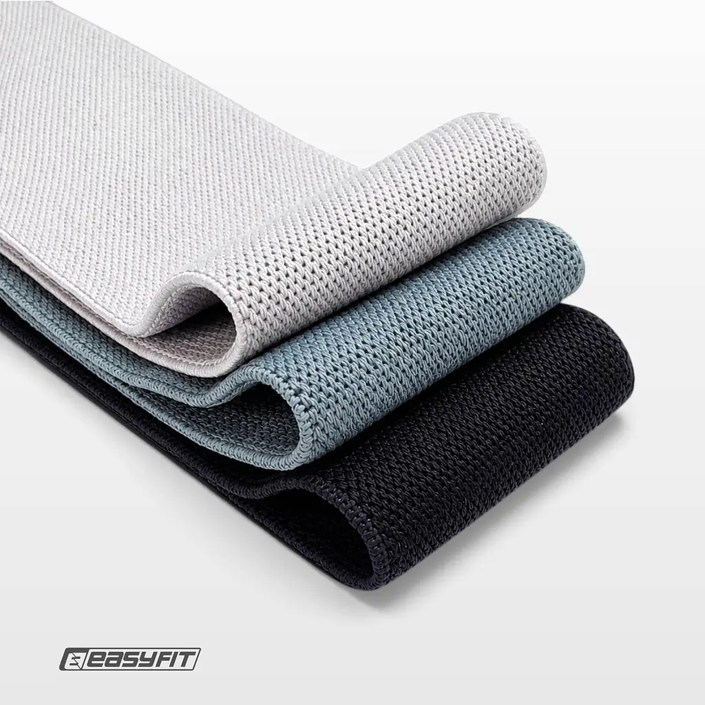 Набір тканинних гумок для фітнесу EasyFit 3 шт - фото 9