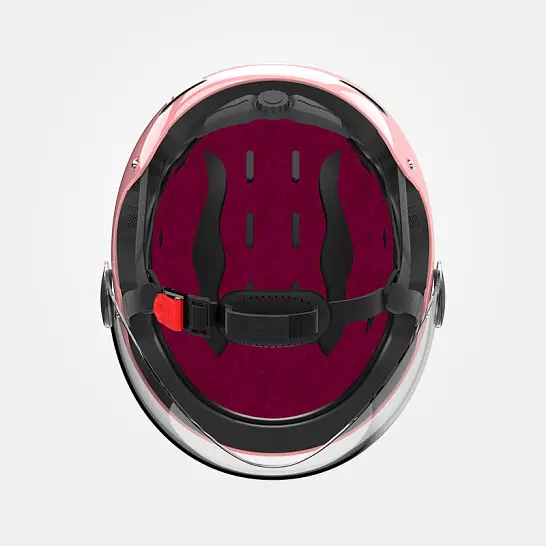 Велосипедний шолом із візором Xiaomi Smart4u EH10 (56-62 см) Pink - фото 5