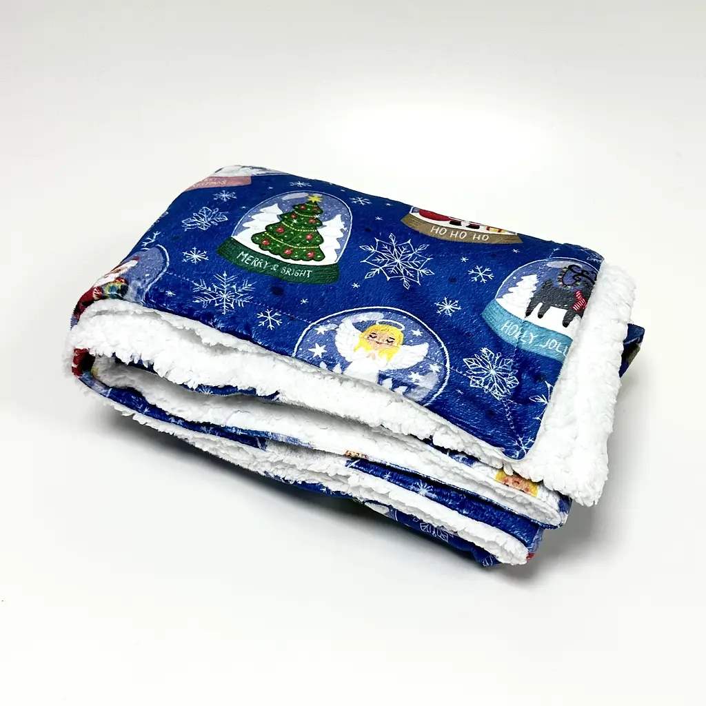 Ковдра для тварин Derby Sherpa Blanket Темно-синій 150х200 см - фото 5