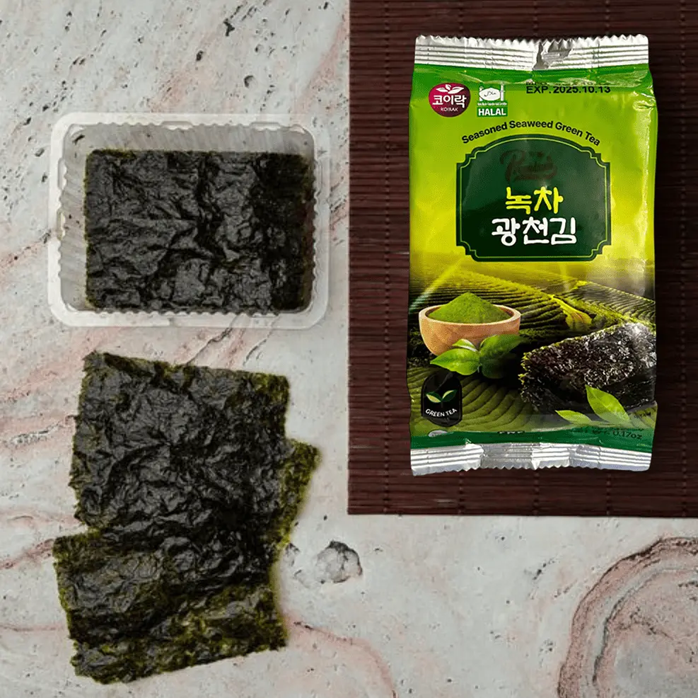 Чіпси Норі Koirak Seaweed Snack Green Tea Flavor 5г - фото 2
