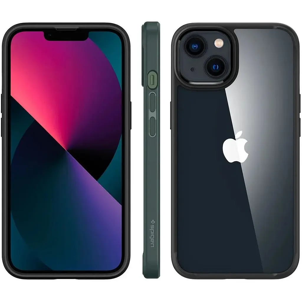 Оригінальний протиударний чохол Spigen для iPhone 13 Ultra Hybrid Matte Black ACS03523 - фото 10