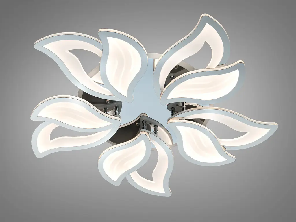 Люстра стельова Diasha хром LED 130W пульт димер CCT - фото 3