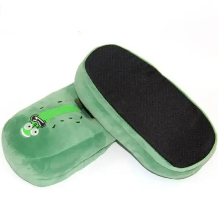 Тапочки GeekLand Rick and Morty Рік і Морті Pickle Rick Огірочок Рік 06TP - фото 4