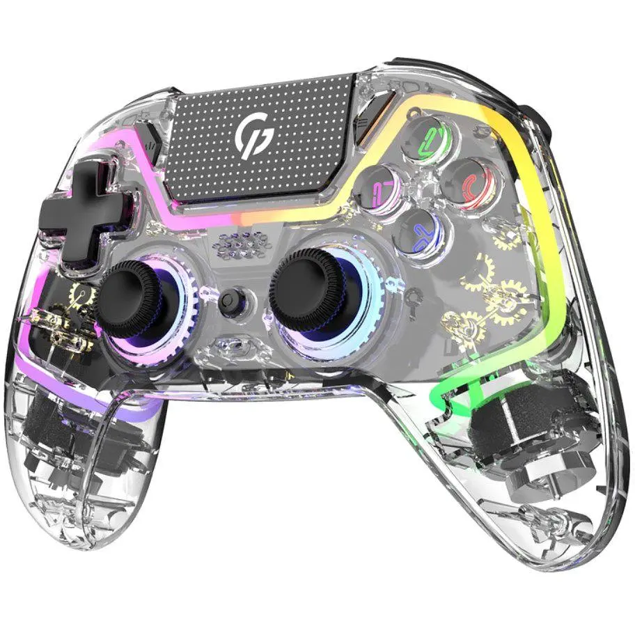 Геймпад Bluetooth джойстик GamePro GPS-13T Bluetooth 5.3/USB (PC/iOS/Android/PS3/PS4) DualShock RGB - фото 2