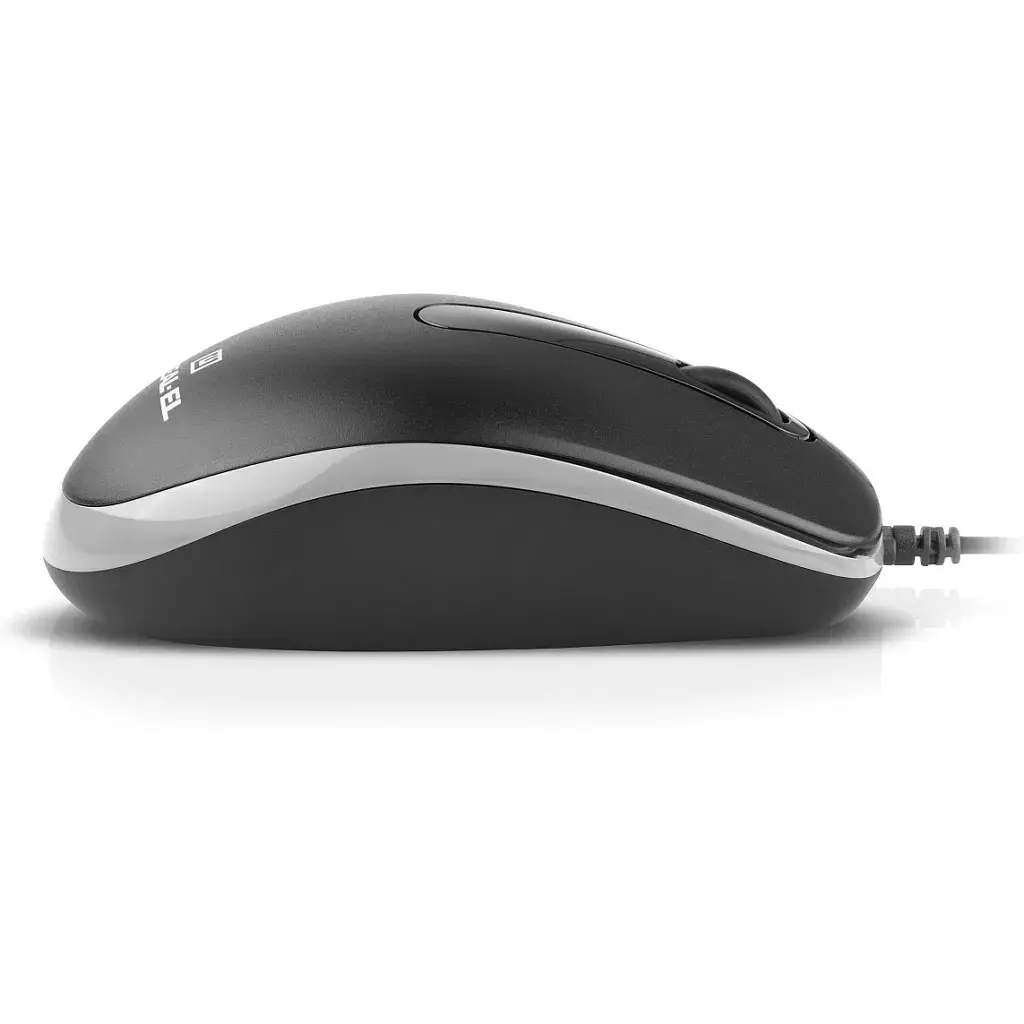 Мишка REAL-EL RM-215 USB Black/Gray (EL123200037) - фото 2
