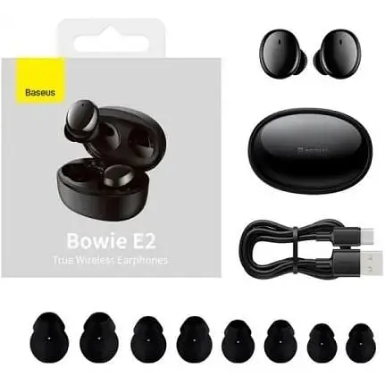 Навушники Baseus True Wireless Earphones Bowie E2 чорні (NGTW090001) - фото 3