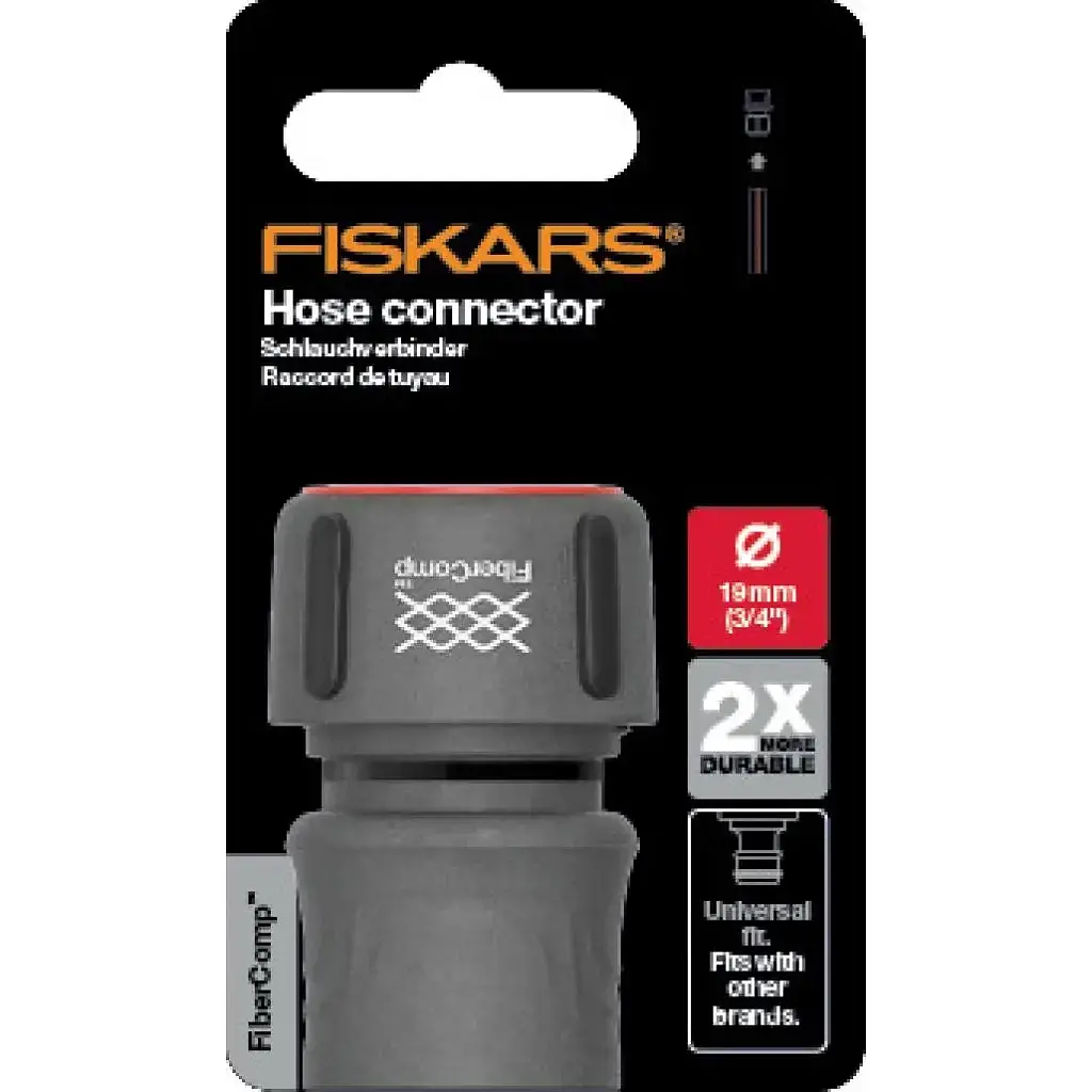 Конектор для шлангу Fiskars 19 мм 46 мм FiberComp (1054787) - фото 3