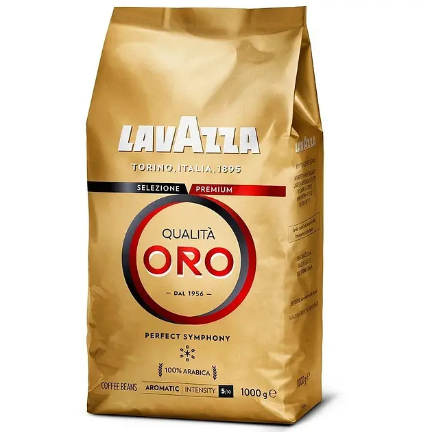Кава в зернах Lavazza Qualita Oro 1 кг (8000070020559)
