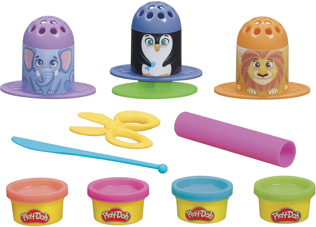 Набор для творчества Hasbro с массой для лепки Play-Doh Grow and Style Animals (F8787) - фото 4