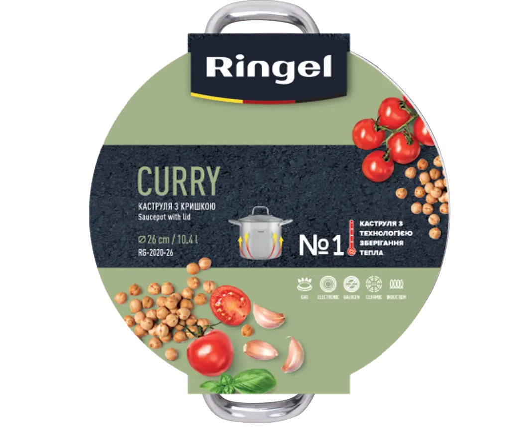 Каструля Ringel Curry 10.4 л 26 см kuh0016326 - фото 3