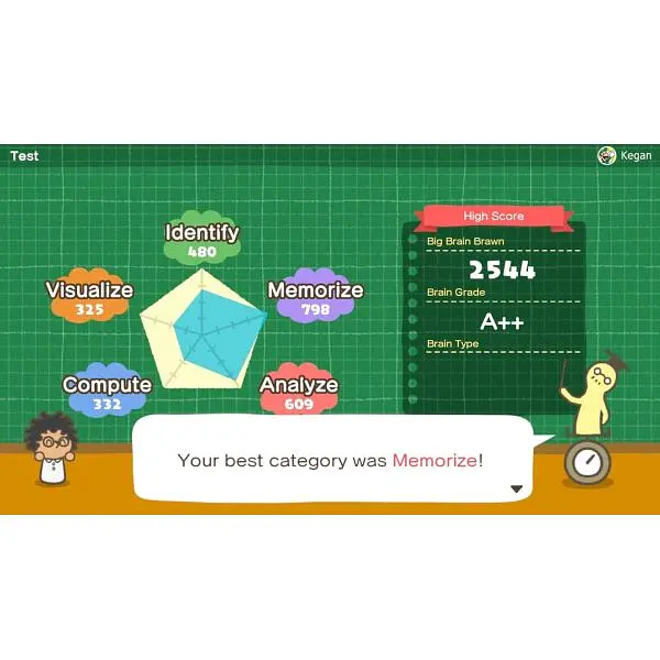 Игра Big Brain Academy Brain vs Brain (русская версия) (Nintendo Switch) - фото 3