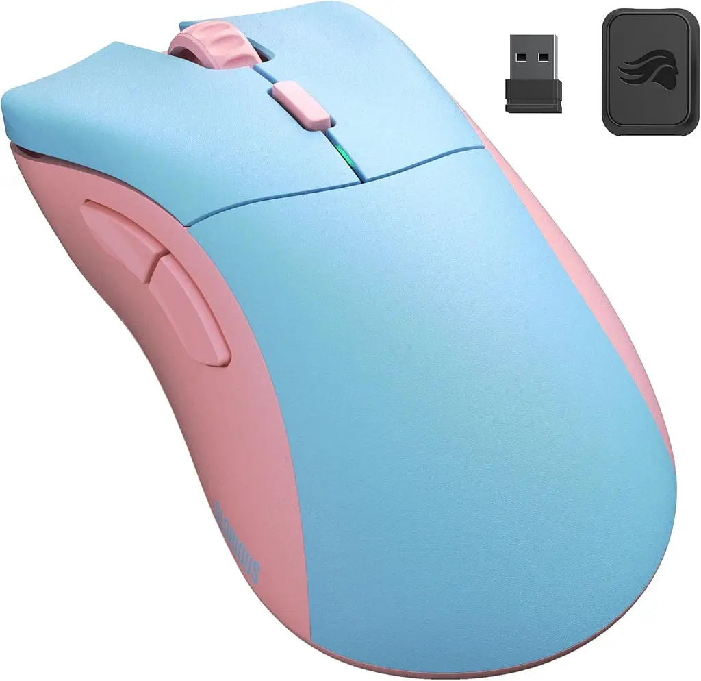 Миша Glorious Model D Pro Skyline Wireless Gaming Mouse Pink/Blue Forge (GLO-MS-PDW-SKY-FORGE) Б/в - фото 2