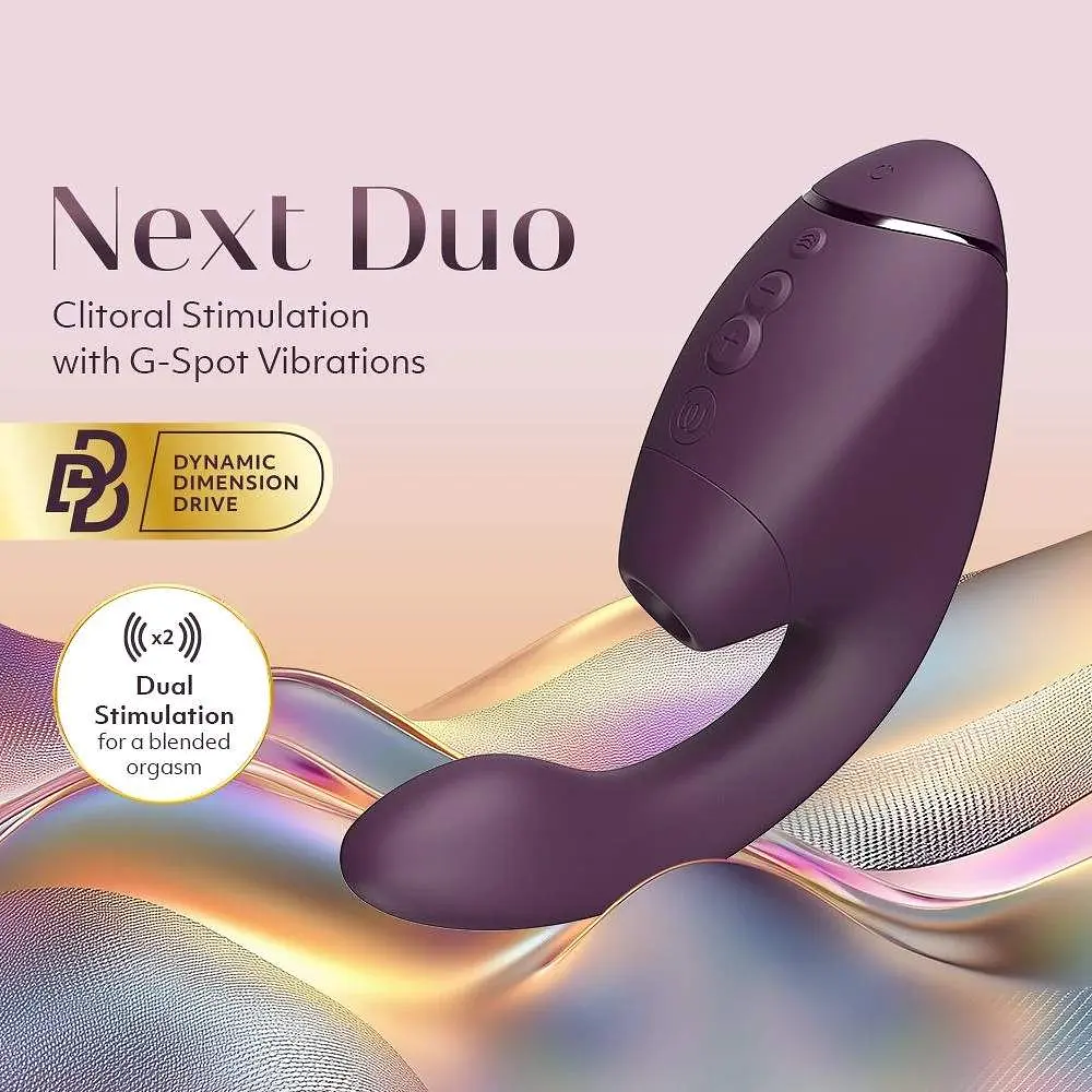 Вібратор Womanizer Next Duo з вакуумним стимулятором - фото 6