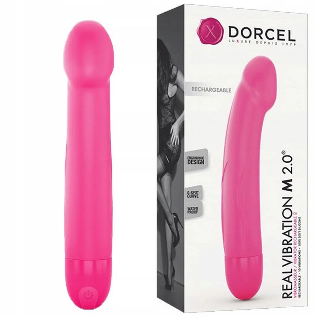Вібратор для точки G Dorcel Real Vibration Magenta 2.0 22 см рожевий - фото 4