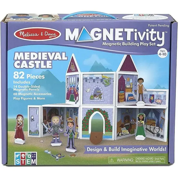Ігровий набір Melissa & Doug Середньовічний замок магнітний (MD30662)